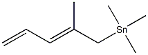 [(2E)-2-Methyl-2,4-pentadienyl]trimethylstannane Struktur