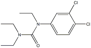 1-(3,4-Dichlorophenyl)-1,3,3-triethylurea Struktur