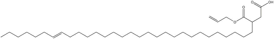 3-(23-Triacontenyl)succinic acid 1-hydrogen 4-allyl ester Struktur