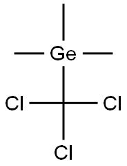 (Trichloromethyl)trimethylgermane Struktur