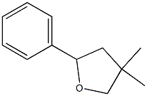 2-Phenyl-4,4-dimethyltetrahydrofuran Struktur