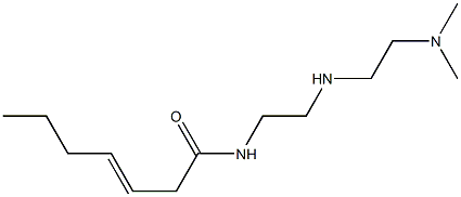 N-[2-[2-(Dimethylamino)ethylamino]ethyl]-3-heptenamide Struktur