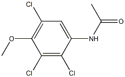 2'-Chloro-3'-chloro-4'-methoxy-5'-chloroacetanilide Struktur