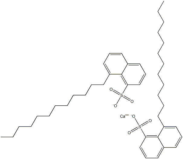 Bis(8-dodecyl-1-naphthalenesulfonic acid)calcium salt Struktur