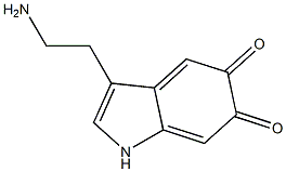 3-(2-Aminoethyl)-1H-indole-5,6-dione Struktur