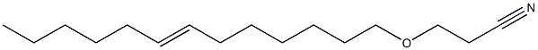 3-(7-Tridecenyloxy)propionitrile Struktur