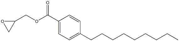 4-Nonylbenzoic acid glycidyl ester Struktur