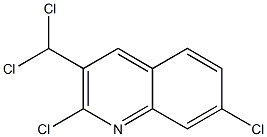 2,7-Dichloro-3-(dichloromethyl)quinoline Struktur