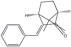 (1R,4S)-3-Benzylidenebornan-2-one Struktur