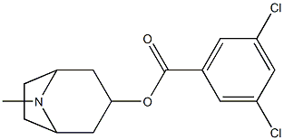 3,5-Dichlorobenzoic acid tropan-3-yl ester Struktur