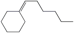 Hexylidenecyclohexane Struktur