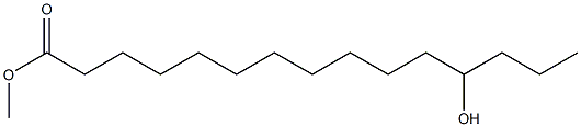 12-Hydroxypentadecanoic acid methyl ester Struktur