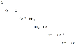 Diboron tricalcium hexaoxide Struktur