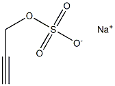 Propargyl alcohol sulfuric acid sodium salt Struktur