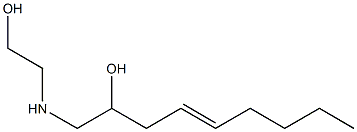 1-[(2-Hydroxyethyl)amino]-4-nonen-2-ol Struktur