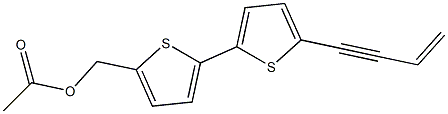 5'-(3-Buten-1-ynyl)-2,2'-bithiophene-5-methanol acetate Struktur