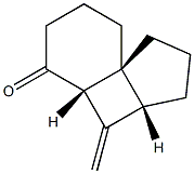 (1R,5R,7S)-6-Methylenetricyclo[5.4.0.01,5]undecan-8-one Struktur