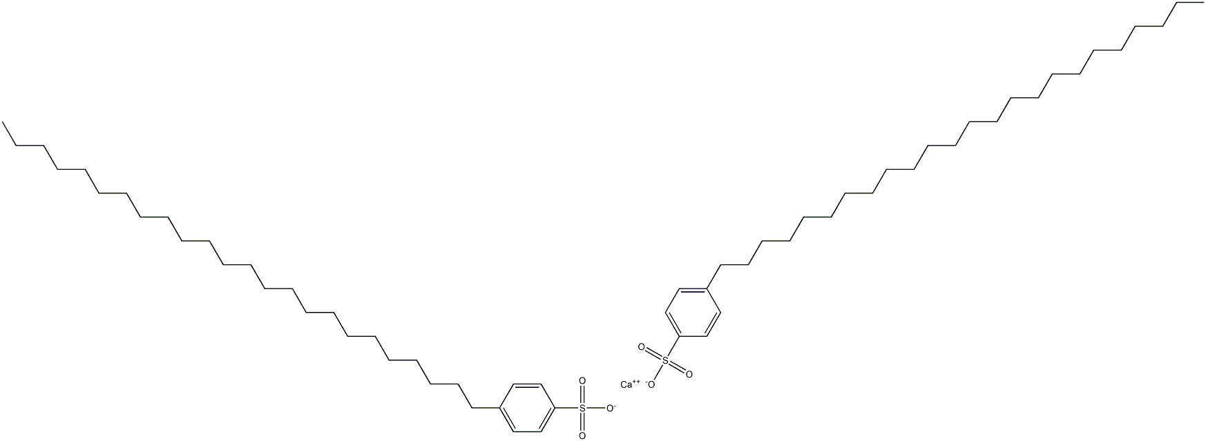 Bis(4-tetracosylbenzenesulfonic acid)calcium salt Struktur