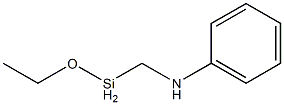 Ethoxy(phenylaminomethyl)silane Struktur