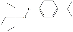 4-Isopropylphenyl 1,1-diethylpropyl peroxide Struktur