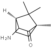 (1R,4S)-1,7,7-Trimethyl-2-oxo-bicyclo[2.2.1]heptan-3-amine Struktur