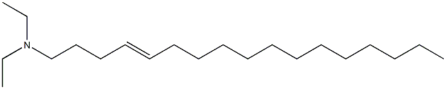 N,N-Diethyl-4-heptadecen-1-amine Struktur