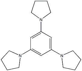 1,3,5-Tripyrrolizinobenzene Struktur