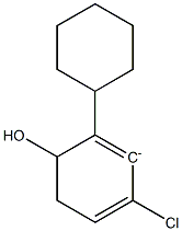 4-Chloro-2-cyclohexylphenol anion Struktur