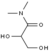 N,N-Dimethyl-2,3-dihydroxypropanamide Struktur