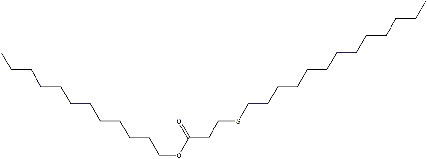 3-(Tridecylthio)propionic acid dodecyl ester Struktur