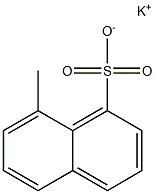 8-Methyl-1-naphthalenesulfonic acid potassium salt Struktur