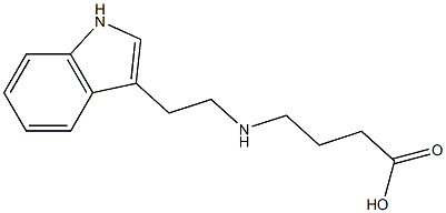 3-[2-[(3-Carboxypropyl)amino]ethyl]-1H-indole Struktur