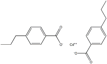 Bis(4-propylbenzoic acid)cadmium salt Struktur