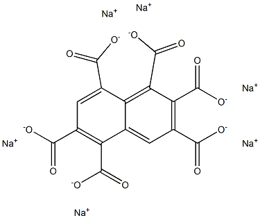 1,2,3,5,6,8-Naphthalenehexacarboxylic acid hexasodium salt Struktur