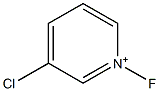 1-Fluoro-3-chloropyridinium Struktur