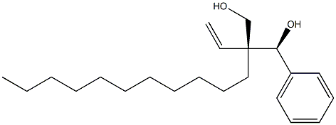 (1S,2R)-1-Phenyl-2-undecyl-2-vinyl-1,3-propanediol Struktur