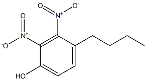 4-Butyl-2,3-dinitrophenol Struktur