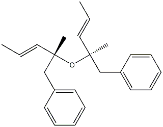 (+)-Benzyl[(E,R)-1-methyl-2-butenyl] ether Struktur