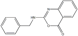 2-Benzylamino-4H-3,1-benzoxazin-4-one Struktur