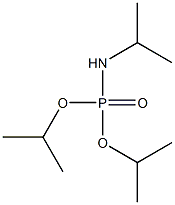 N-Isopropylamidophosphoric acid diisopropyl ester Struktur