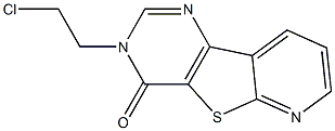 3-(2-Chloroethyl)pyrido[3',2':4,5]thieno[3,2-d]pyrimidin-4(3H)-one Struktur