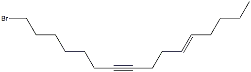 16-Bromo-5-hexadecen-9-yne Struktur