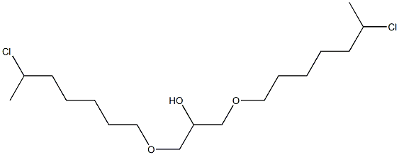 1,3-Bis(6-chloroheptyloxy)-2-propanol Struktur