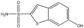 6-Hydroxybenzo[b]thiophene-2-sulfonamide Struktur