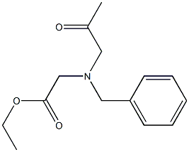 (N-Acetonyl-N-benzylamino)acetic acid ethyl ester Struktur