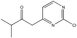 1-(2-chloropyrimidin-4-yl)-3-methylbutan-2-one Struktur