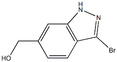 (3-Bromo-1H-indazol-6-yl)-methanol Struktur