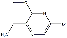 (5-Bromo-3-methoxy-pyrazin-2-yl)-methyl-amine Struktur