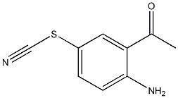 1-(2-Amino-5-thiocyanato-phenyl)-ethanone Struktur