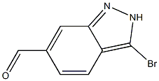 3-Bromo-2H-indazole-6-carbaldehyde Struktur